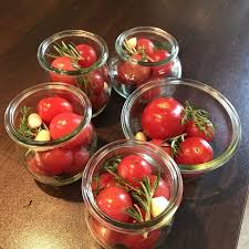 Cocktail Tomaten Wurzig Eingelegt Achims Garten Zum Essen Tomaten Rezepte Einkochen Tomaten Einkochen Gemuse Einmachen
