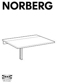 Ikea Norberg Instruction Pdf Download Manualslib