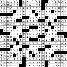 La Times Crossword 27 Sep 20 Sunday Laxcrossword Com