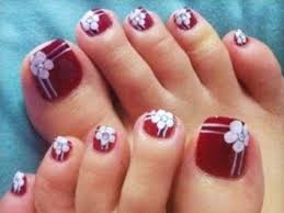 Una pedicura es el tratamiento las uñas de los pies. 52 Imagenes De Unas Decoradas Con Disenos De Flores Para Manos Y Pies Todo Imagenes