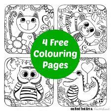 Cat Owl Colouring Pages Print Trace Turn Them Into Sun Catchers Red Ted Art Make Crafting With Kids Easy Fun Owl Coloring Pages Animal Coloring Pages Colouring Pages