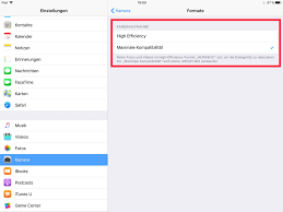 Maybe you would like to learn more about one of these? Ios 11 Dateiformat Fur Fotos Und Videos Festlegen Tutonaut De