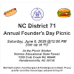 NC District 71 Founder’s Day Picnic