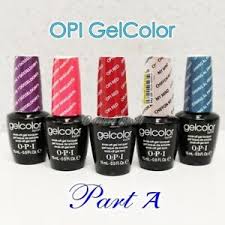 details about opi gelcolor part a all new soak off led uv gel polish base top coat ship 24h