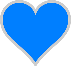 Heart Transparent Clipart Clipart Suggest In 2020 Blue Heart Heart Prints Heart Pictures