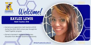 Let's welcome new Kearsley High School math teacher, Kaylee Lewis! Kaylee  completed a full-year apprenticeship in math through MI Talent Together  last school year. Welcome Kaylee, we're so glad you're joining our