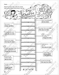 When deciding how to end a letter, your context and recipient should dictate your phrasing. Say Cheese Word Ladder Grades 4 6 Printable Skills Sheets