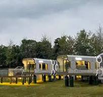 Outdoor Eco-Capsule House Pods Prefabricated Modular Space ...