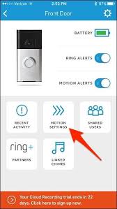 How To Adjust The Motion Sensitivity On The Ring Doorbell Ring Doorbell Doorbell Motion
