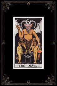 The devil tarot card tapestry halloween wall hanging baphomet wall art gothic home decor witch wall tapestry goth bedroom decor satanic art. The Devil 120 Blank Lined Pages 6 X 9 College Ruled The Devil Tarot Card Notebook Antique Vintage Style Journal Diary Notebook Tarot Card Vintage Style Tarot Card Notebooks