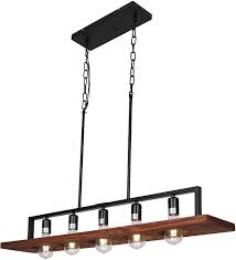 While farmhouse lighting and homewares, like stylish rustic ceiling lights or understated flatweave rugs, can be incorporated throughout a. Buy Deralan Rustic Wood Chandeliers Modern Farmhouse Chandeliers Lighting 5 Lights Wooden Industrial Island Pendant Light Fixture Ceiling Lights For Dining Room Kitchen Living Room Bar Foyer L38 6 W7 9 Online In Indonesia B07srynr3f