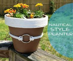 Pots or planters are also a big deal. Nautical Rope Planter Infarrantly Creative Flower Pots Planters Garden Crafts