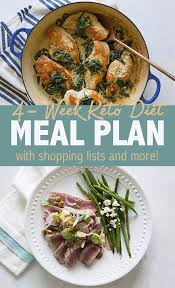 4 Week Keto Meal Plan Service All Day I Dream About Food