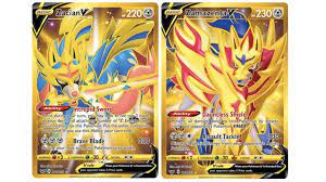 I've opened 3 zacian etb's and have pulled on average 3 ultra rare (mostly half art v's. The Secret Rare Gold Cards Of Pokemon Tcg Sword Shield Part 1