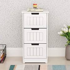 With space at a premium in bathroom spaces, it's important to give careful consideration when choosing a floor cabinet. Buy Soges Bathroom Floor Cabinet Wooden Storage Cabinet Free Standing Drawer Cabinet Kitchen Storage Organizer Side Table With 3 Drawers White Rf 6027 Online In Bahrain B07t71pzdy
