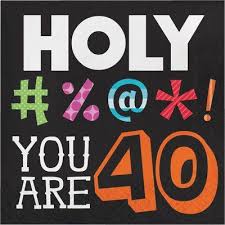 Cute birthday messages for her. Creative Converting Holy Bleep Birthday 6 5 Napkins Color Orange Number 40 40th Birthday Quotes 40th Birthday Funny 40th Birthday