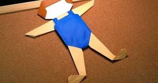 Daily Origami 436 Girl In Swimsuit Papier Origami Origami Papier