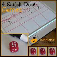 Discover fun and engaging learning games for children in grades 1 to 6. 4 Quick Dice Games
