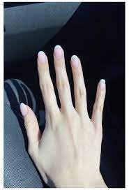 Round French Tip Nails Round French Tip Nails Roundfrenchtipnails French Tip Acrylic Nails Rounded Acrylic Nails Short Rounded Acrylic Nails