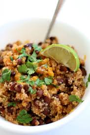 Well, for last years party i made cilantro lime rice and charro beans. Slow Cooker Mexican Quinoa And Black Beans 365 Days Of Slow Cooking And Pressure Cooking