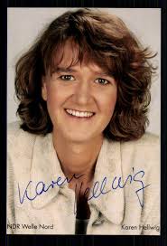 Karen Hellwig NDR Autogrammkarte Original Signiert ## BC 21517