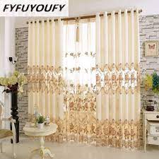Europea Luxury Elegant Blackout Curtain Window Blinds Kitchen Curtain For Living Room Flat Windows Curtains Can Customized Curtains Living Room Beige Window Treatments Curtains
