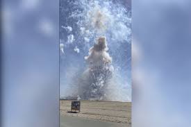 Ocean city fire said the company handling the city's display was unloading fireworks when one of the fireworks was unintentionally discharged. it said the entire display didn't ignite. 9so6xaevyuql9m