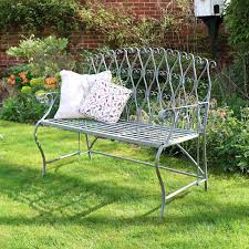 We have a large selection from two seater bistro sets to ten seater sets perfect for a party! Ornate Green Metal Garden Bench