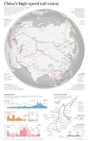 China S High Speed Railway Alberto Lucas Map Data Visualization Map High Speed Rail