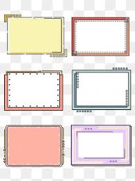 Memphis Border Simple And Cute Cartoon Box Dialog Png And Psd Powerpoint Background Design Abstract Iphone Wallpaper Graphic Design Background Templates