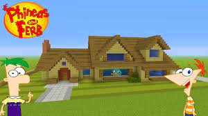 Minecraft Tutorial: How To Make Phineas And Ferbs House 