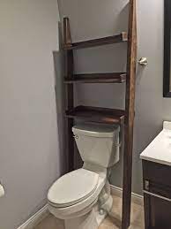 It gives you three open shelves on which to store things like towels, extra toilet paper rolls, tissues and various. Leaning Bathroom Ladder Shelf Do It Yourself Home Projects From Ana White Bathroom Ladder Bathroom Ladder Shelf Ladder Shelf
