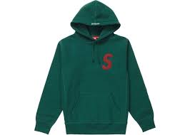 Men's manuscript backpack, green, one size. Supreme S Logo Hooded Sweatshirt Fw18 Dark Green Fw18