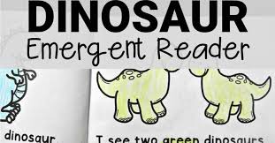 Kids love making their own emergent readers! Free Printable Dinosaur Emergent Reader The Kindergarten Connection