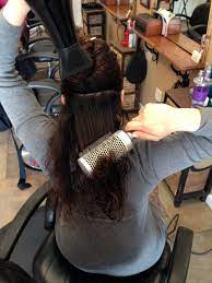 Take a inch width section. Brushing Up On Your Blow Drying Skills Amandainto S Blog