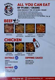 Opening at 11:30 am tomorrow. Selalu Diperbarui Menu Daebak Korean Bbq Sambikerep Surabaya