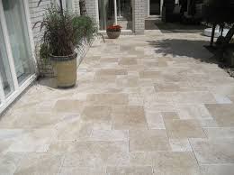 Travertinteller Medium Select Getrommelt Aussenkuche Naturstein Terrasse Steinterrassen Gartendekoration