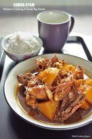 Semur Ayam Chicken In Nutmeg And Sweet Soy Sauce Daily Cooking Quest Food Cooking Cooking Recipes