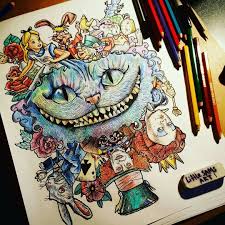 Pin By My Info On Disney Disney Drawings Alice In Wonderland Drawings Disney Art