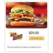 To learn more about our bulk gift card program, click here. Amazon Com Red Robin Burger Email Gift Card Gift Cards