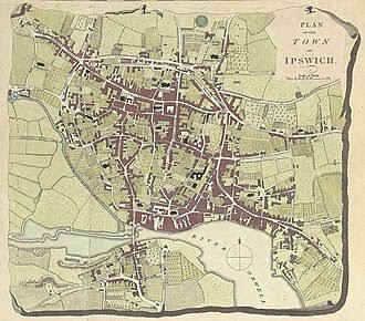 File:Early map of Ipswich published in 1780.jpg - Wikimedia Commons