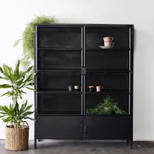 Vitrinen & vitrinenschränke bequem auf yourhome.de bestellen! Industrie Vitrinenschrank Dely Vitrine Metall Schrank Schwarz Maison Esto Ihr Grosser Mobel Online Shop