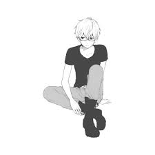 Black And White Anime Boy Transparent Anime Edits Anime Anime Boy Anime Guys