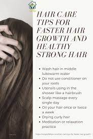 This dietary supplement contains vitamin a, vitamin e, thiamin, biotin, pantothenic acid, zinc, zinc, pumpkin seed. Hair Care Tips For Faster Hair Growth And Healthy Strong Hair