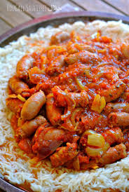 Rougail Saucisses ح لال La Reunion Dans Ton Assiette The Heart In The Stomach En 2020 Recettes De Cuisine Rougail Saucisse Manger Sainement Recette