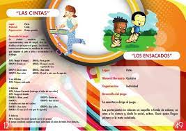 Instructivo de un juego que se pueda en el patio. Las Cintas Y Los Encantados Juegos Tradicionales Instructivo Juegos De Patio
