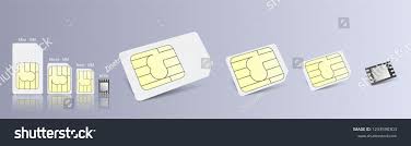 Esim Embedded Sim Card Icon Symbol Concept New Chip Mobile Cellular Communication Technology Set Sim Cards For Mobile Dev Sim Cards Wedding Card Design Cards