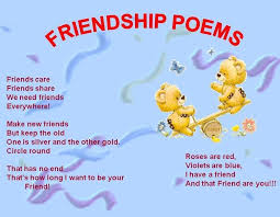 Friendship Day Wish Poem With Card Friendship Poems Friendship Day Poems Happy Friendship Day