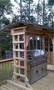 The area at the bottom is perfect for holding a cooler, which makes for an awesome beverage center that all your guests will love. Build A Grill Gazebo For Your Backyard Diy Projects For Everyone Grill Gazebo Diy Gazebo Grill Gazebo Diy
