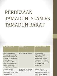 1.7 persamaan & perbezaan tamadun 81. Perbezaan Tamadun Islam Vs Tamadun Barat
